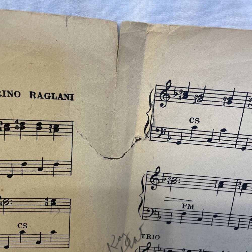 Tickle Me Polka Accordion Solo Raglani 1945 Sheet Music Joe Mosti Publisher - Picture 7 of 7